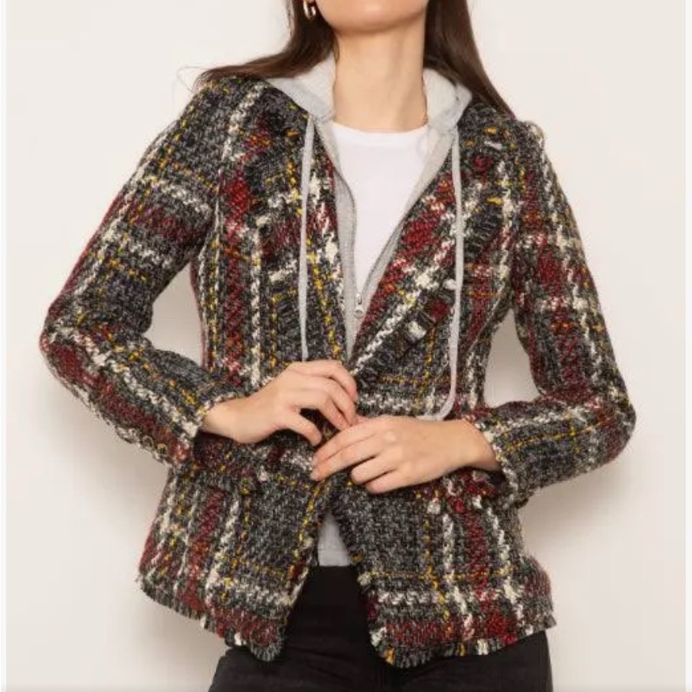 CENTRAL PARK WEST barett tweed blazer. Brand new with tags.